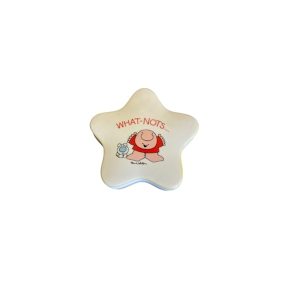 Vintage Ziggy “WHAT-NOTS” Star Shaped Ceramic Dish with Lid from Korea - Picture 1 of 10